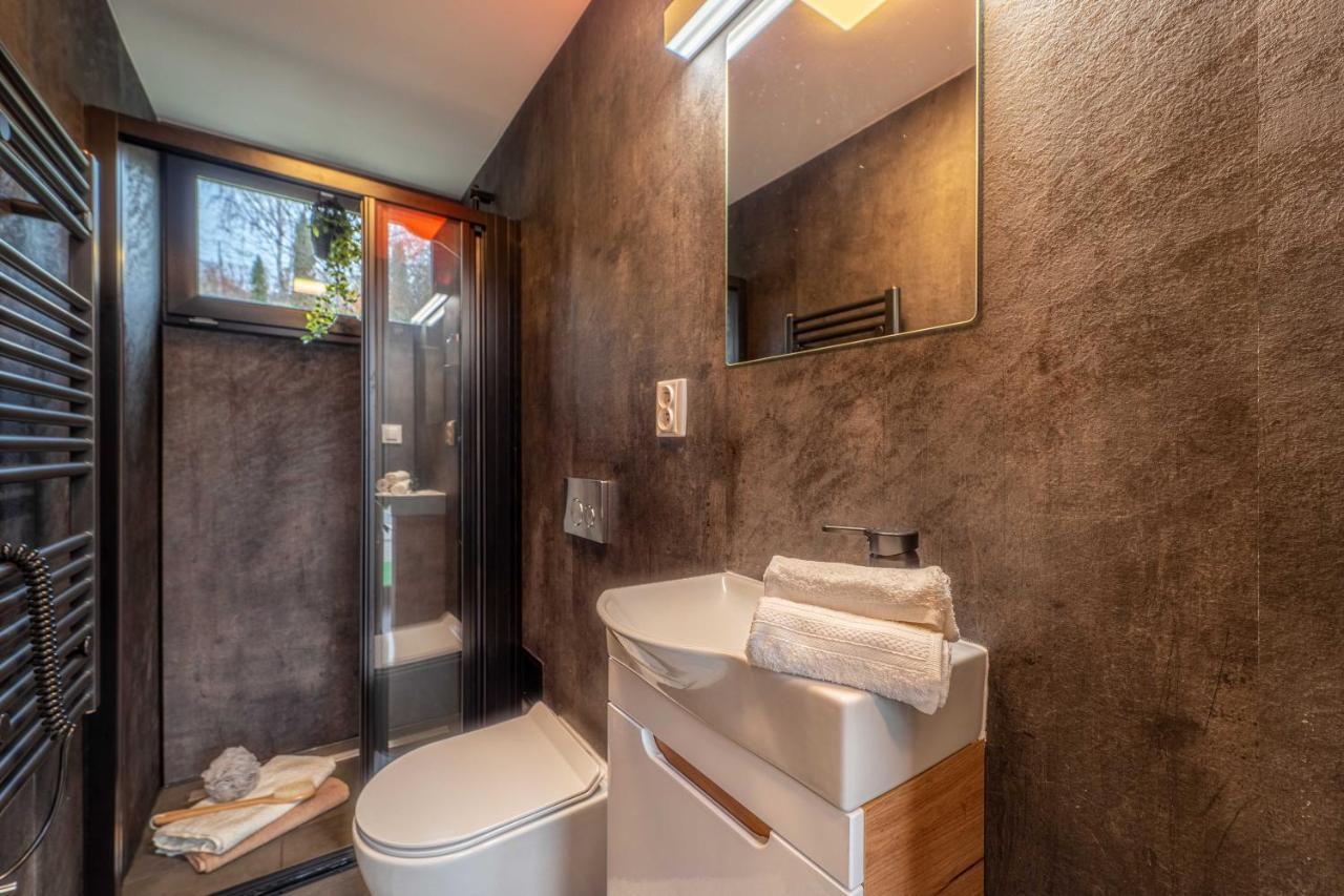 Tiny House Baraczek Brno-Jundrov, Ulice Veslarska Lägenhet Exteriör bild